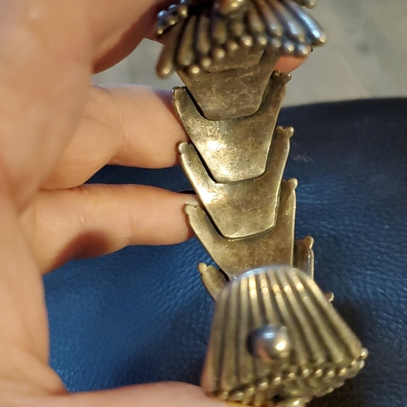 Los Castillo Mexican silver Cuff Bracelet ~ Taxco - Picture 5 of 6